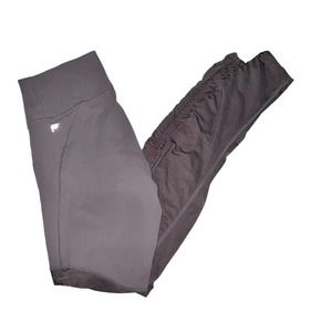 Fabletics Lavender Small Cashel Ruched Atheltic Leggings